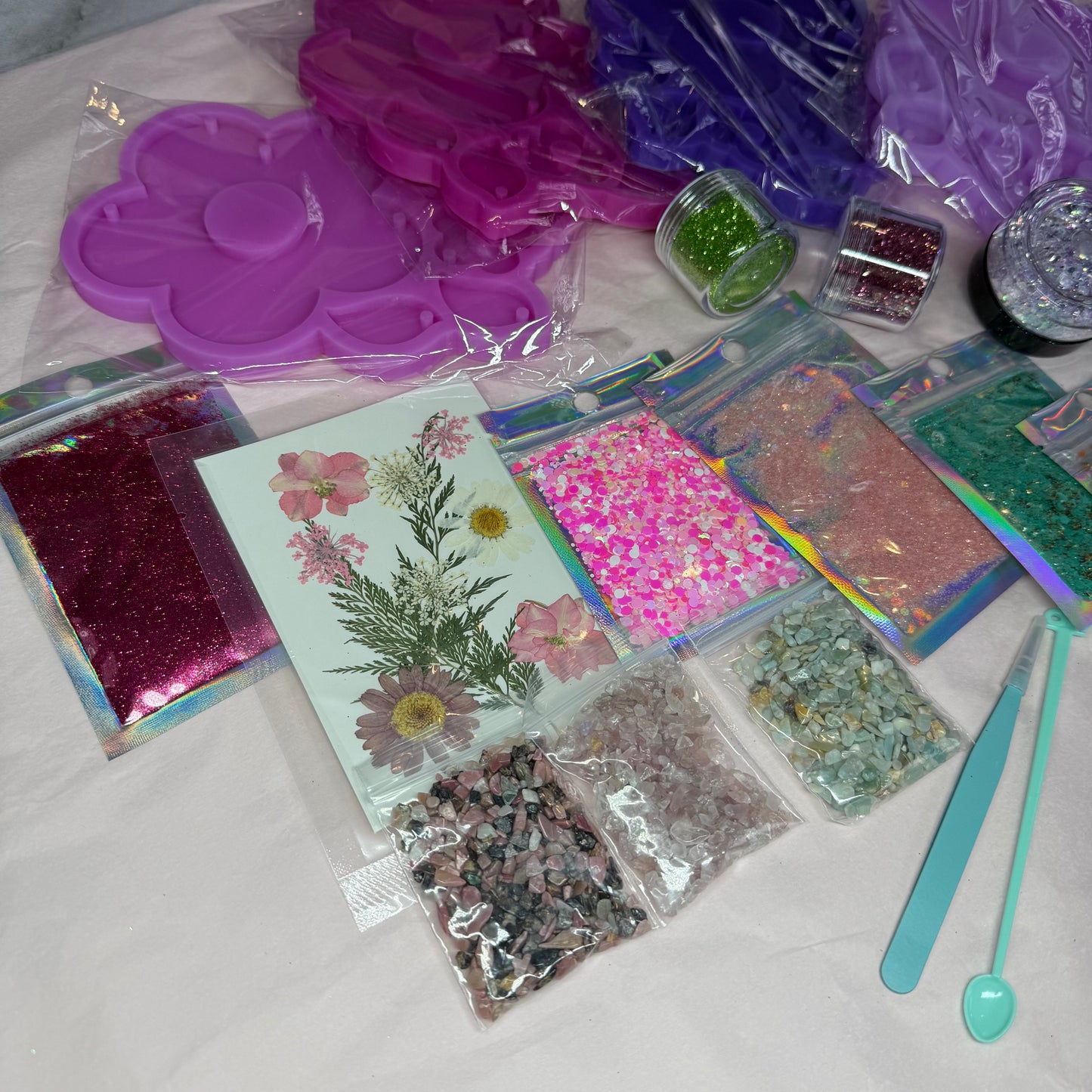 Floral Dream Dangling Decor Resin Kit FT Gea Creations Custom Mould! FREE UK DELIVERY 🚚