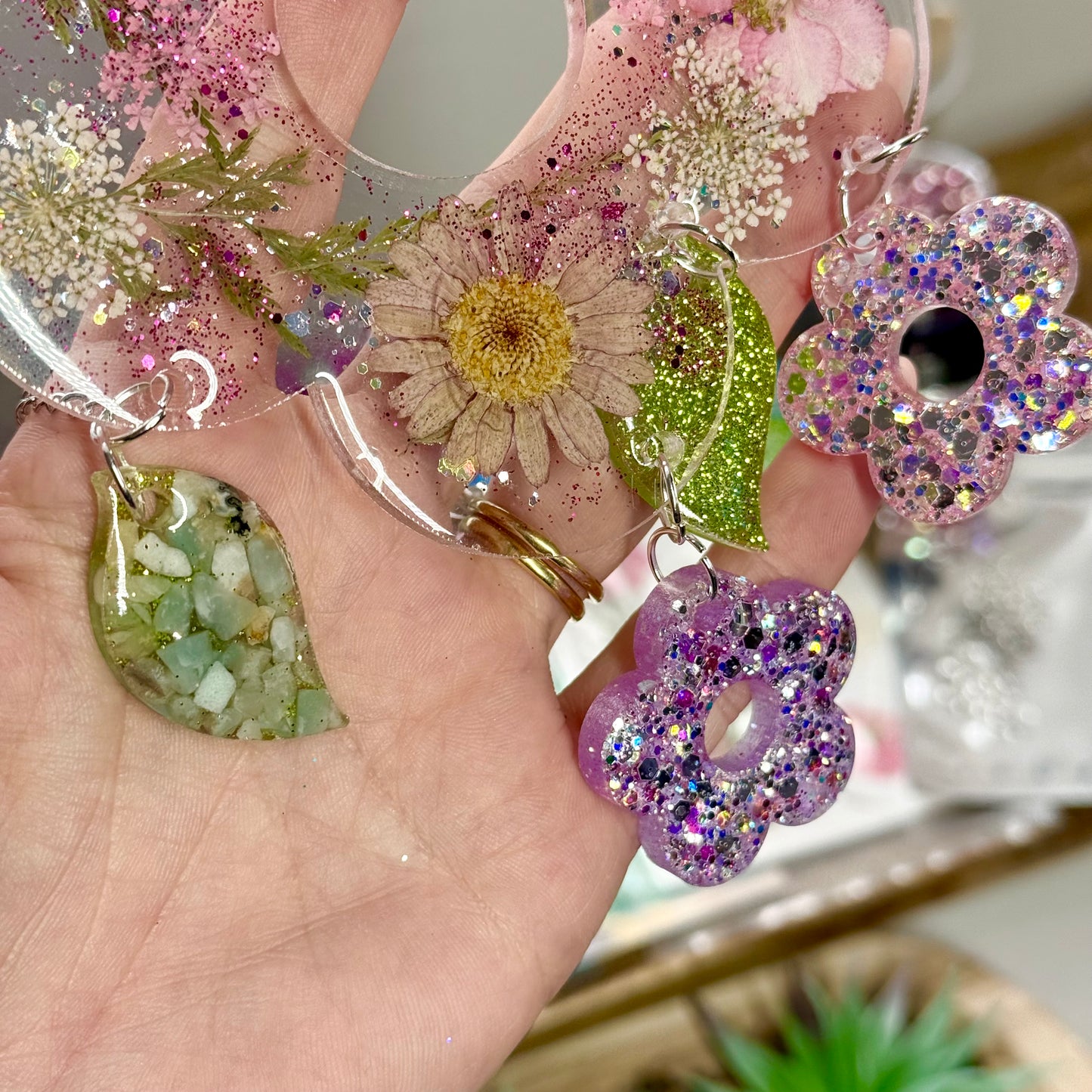 Floral Dream Dangling Decor Resin Kit FT Gea Creations Custom Mould! FREE UK DELIVERY 🚚