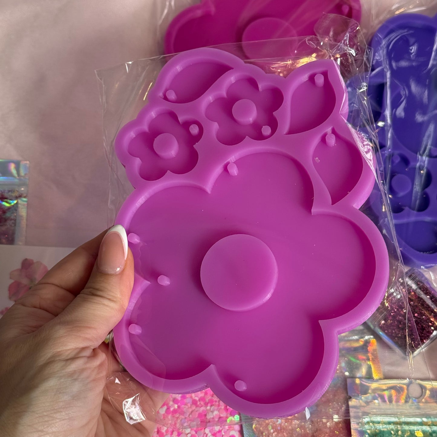 Floral Dream Dangling Decor Resin Kit FT Gea Creations Custom Mould! FREE UK DELIVERY 🚚