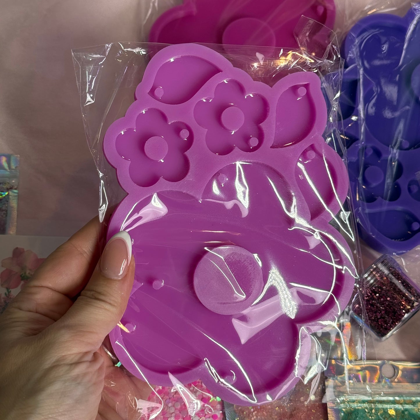Floral Dream Dangling Decor Resin Kit FT Gea Creations Custom Mould! FREE UK DELIVERY 🚚