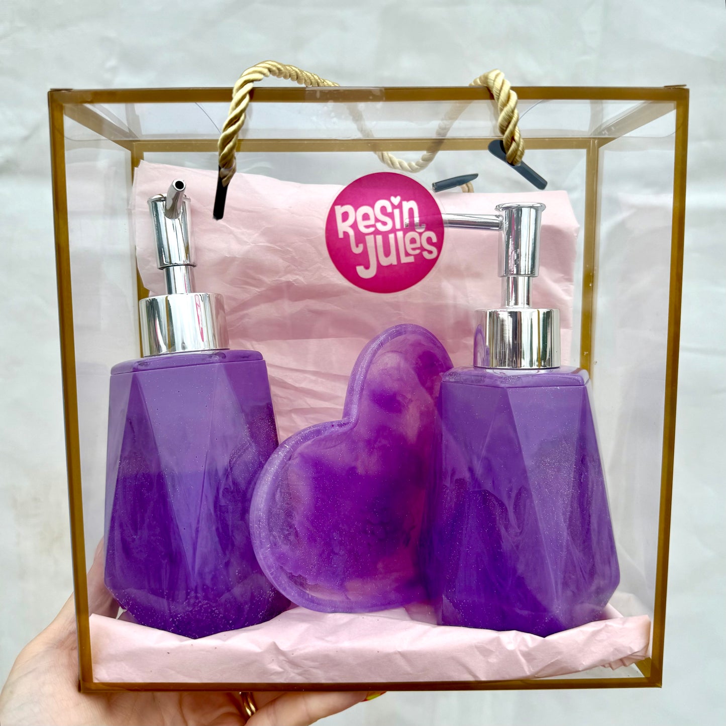 Double Dispenser & Soap Dish Gift Sets Choose Your Set Free Postage