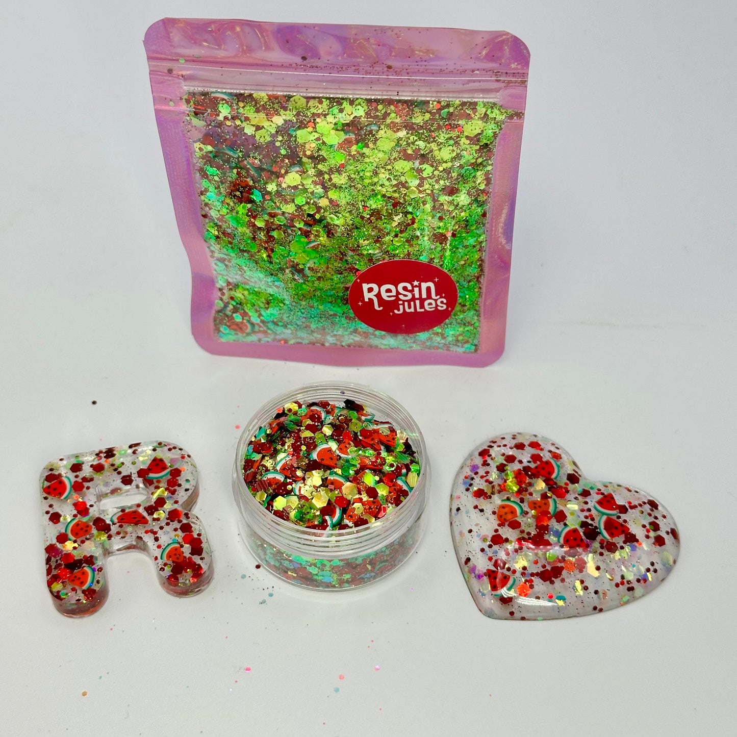 Feelin’ Fruity Glitter Collection 8 Sparkling Fruity Glitters 10g each. Unique & Handmade