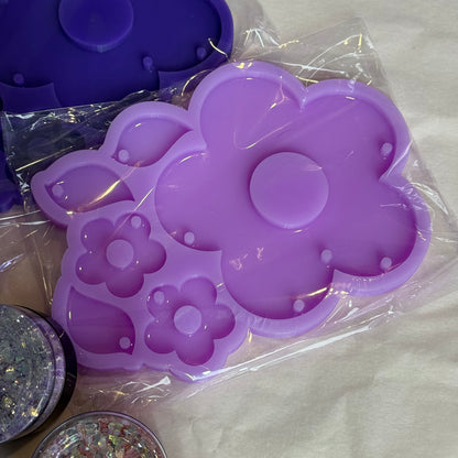 Floral Dream Dangling Decor Resin Kit FT Gea Creations Custom Mould! FREE UK DELIVERY 🚚