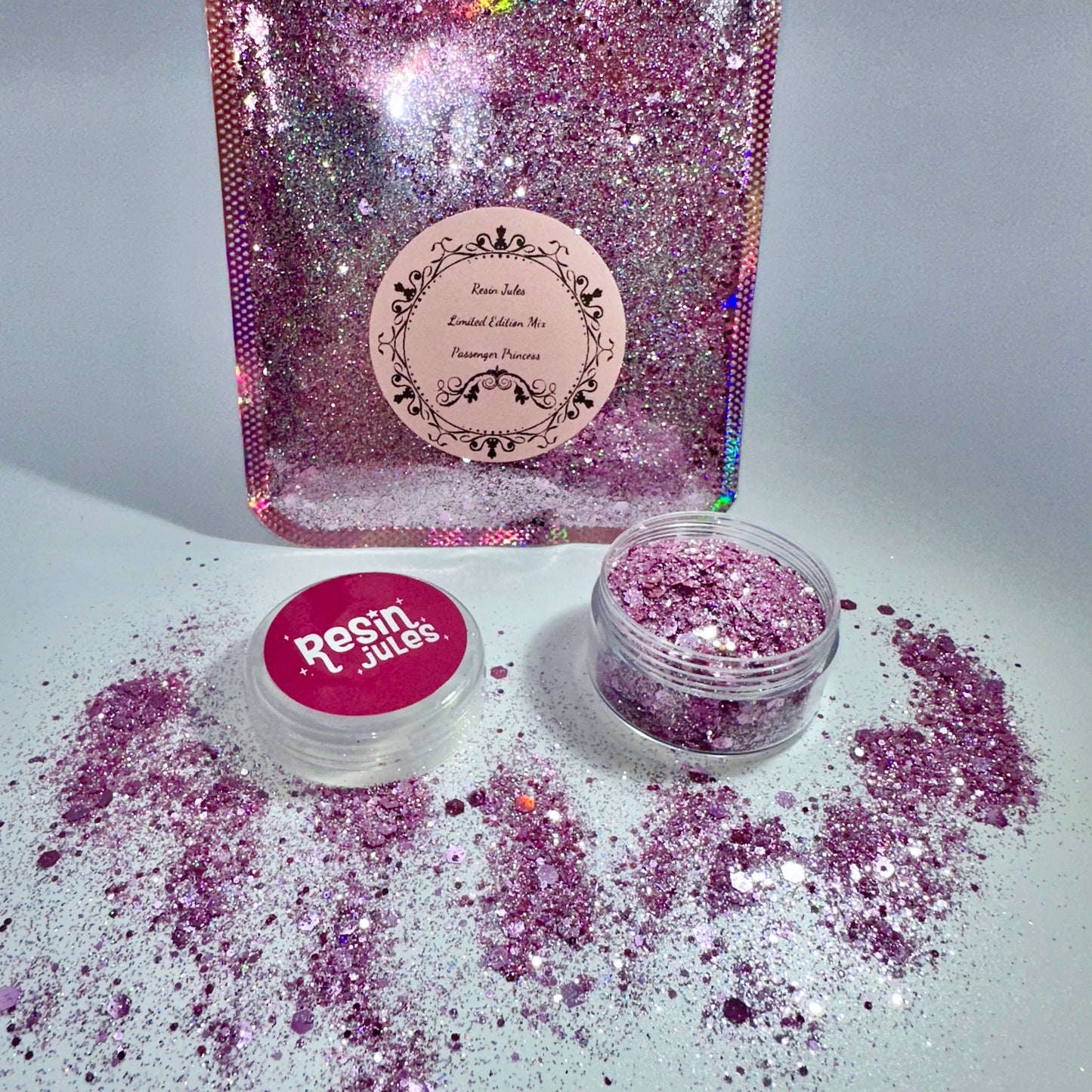 Passenger Princess XL 20g Limited Edition Resin Jules Hand-mixed Glitter