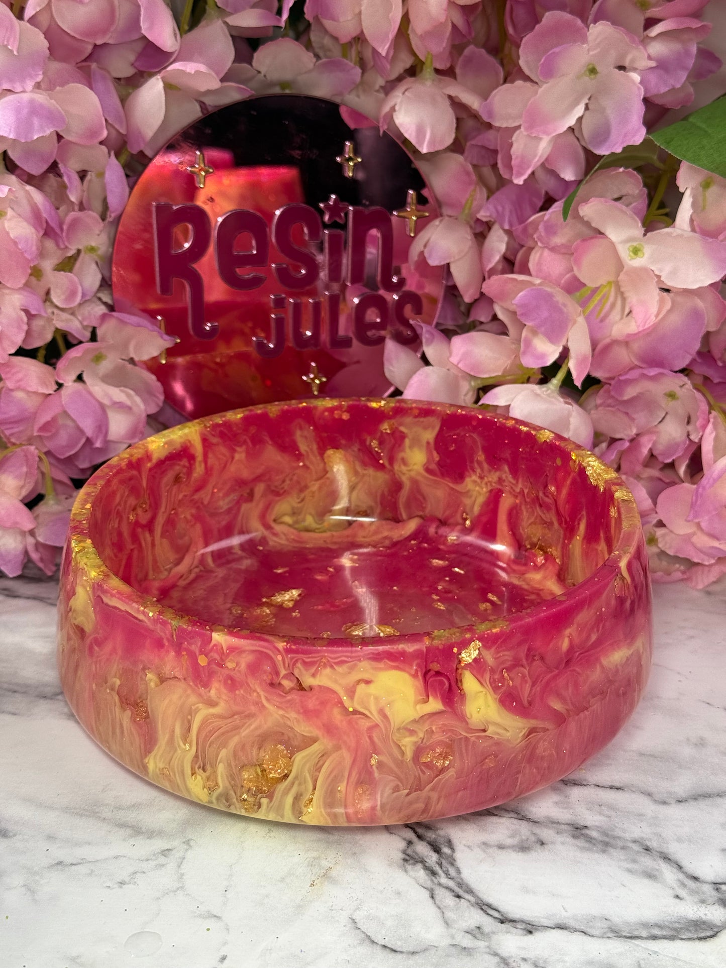 Epoxy Resin Multi Colour Viral Marble Technique! Online Lesson. Two items demonstrated. Sept 30th 7pm BST