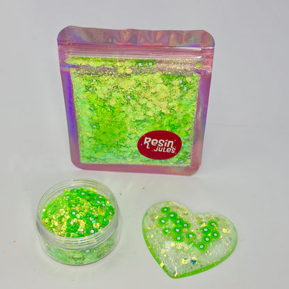 Feelin’ Fruity Glitter Collection 8 Sparkling Fruity Glitters 10g each. Unique & Handmade