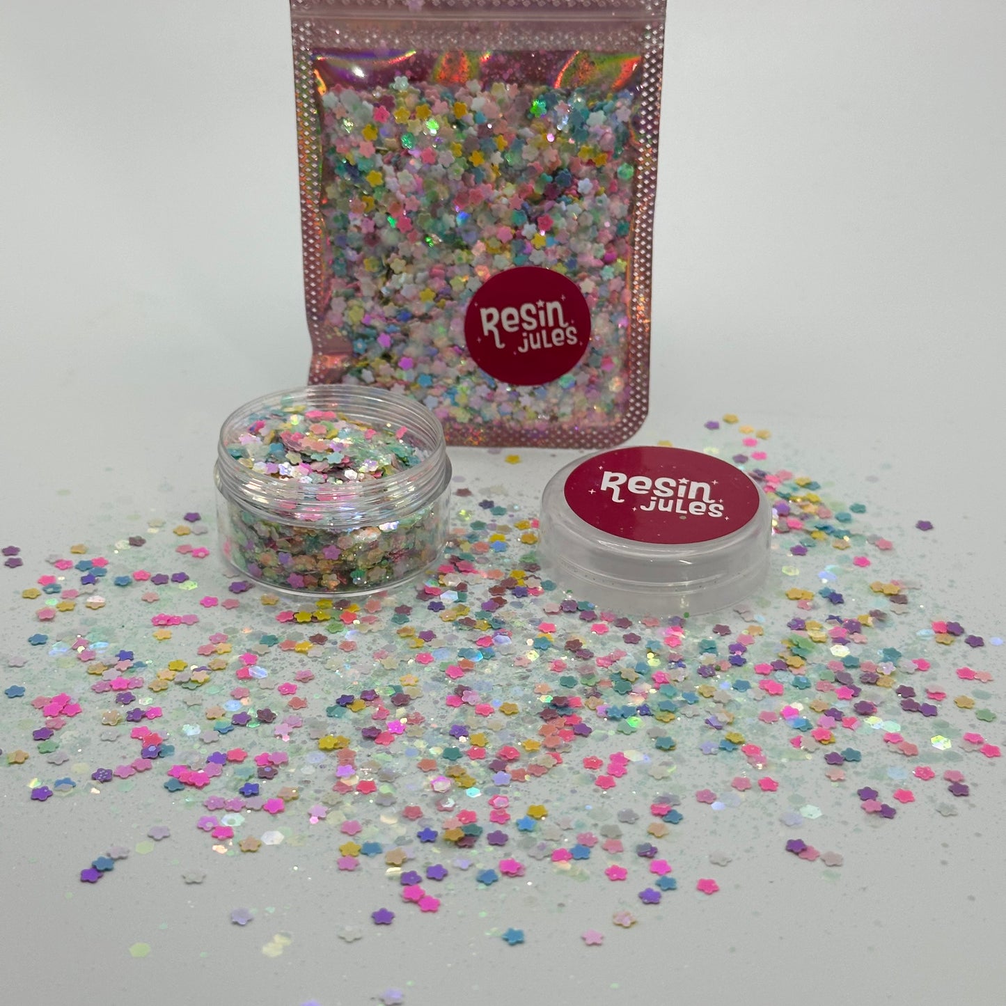 Ditsy Daisies Hand Blended Glitter Mix 10g Spring Fling