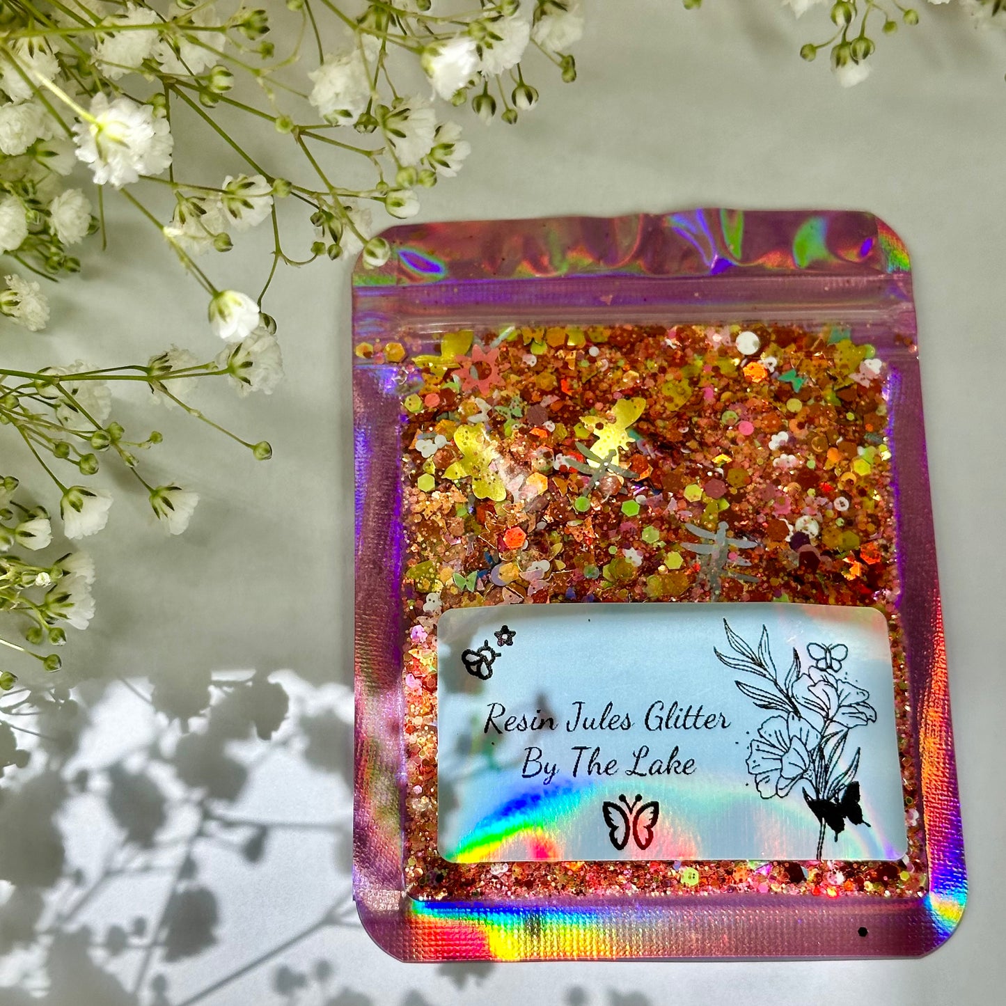 Secret Garden Glitter Collection & Free Mystery Silicone Mould 4 x 10g