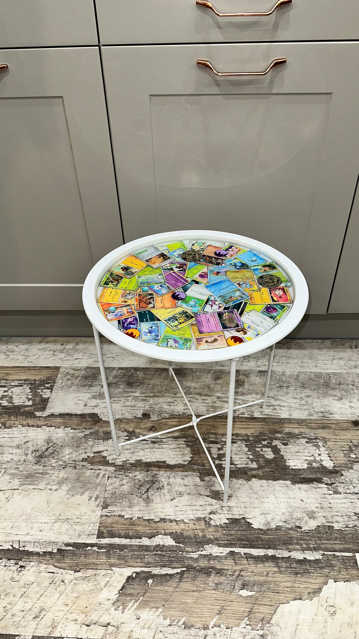 Pokémon Card Resin Table Original Art by Resin Jules