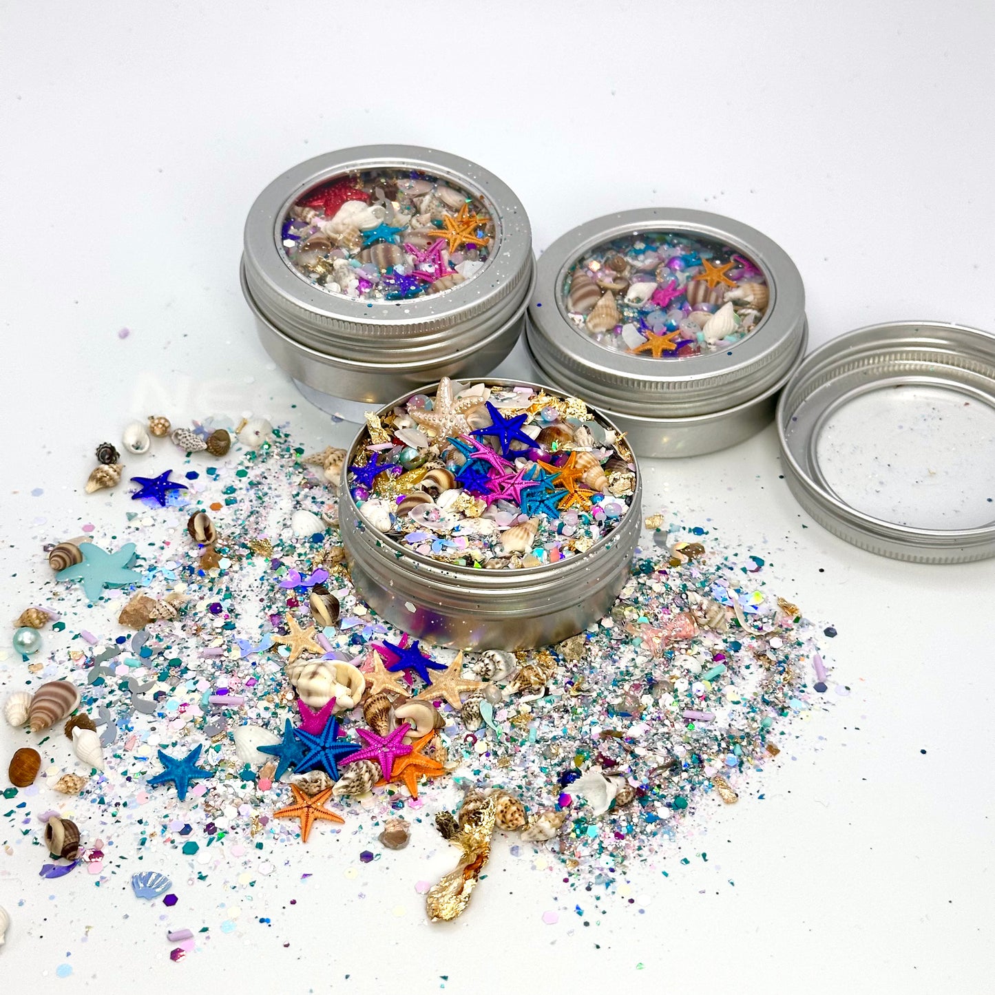 Mermix Jules & Helena Kit Mix approx 60g Tin Of Mermaid Wonder