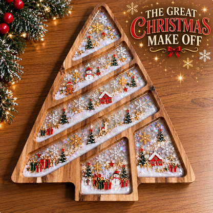 🎄 THE BIG CHRISTMAS MAKE OFF 🎄 Nov 24th 6pm. Pre Order. 

Online XL Christmas Charcuterie Board Workshop Free UK Delivery.