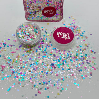 Ditsy Daisies Hand Blended Glitter Mix 10g Spring Fling