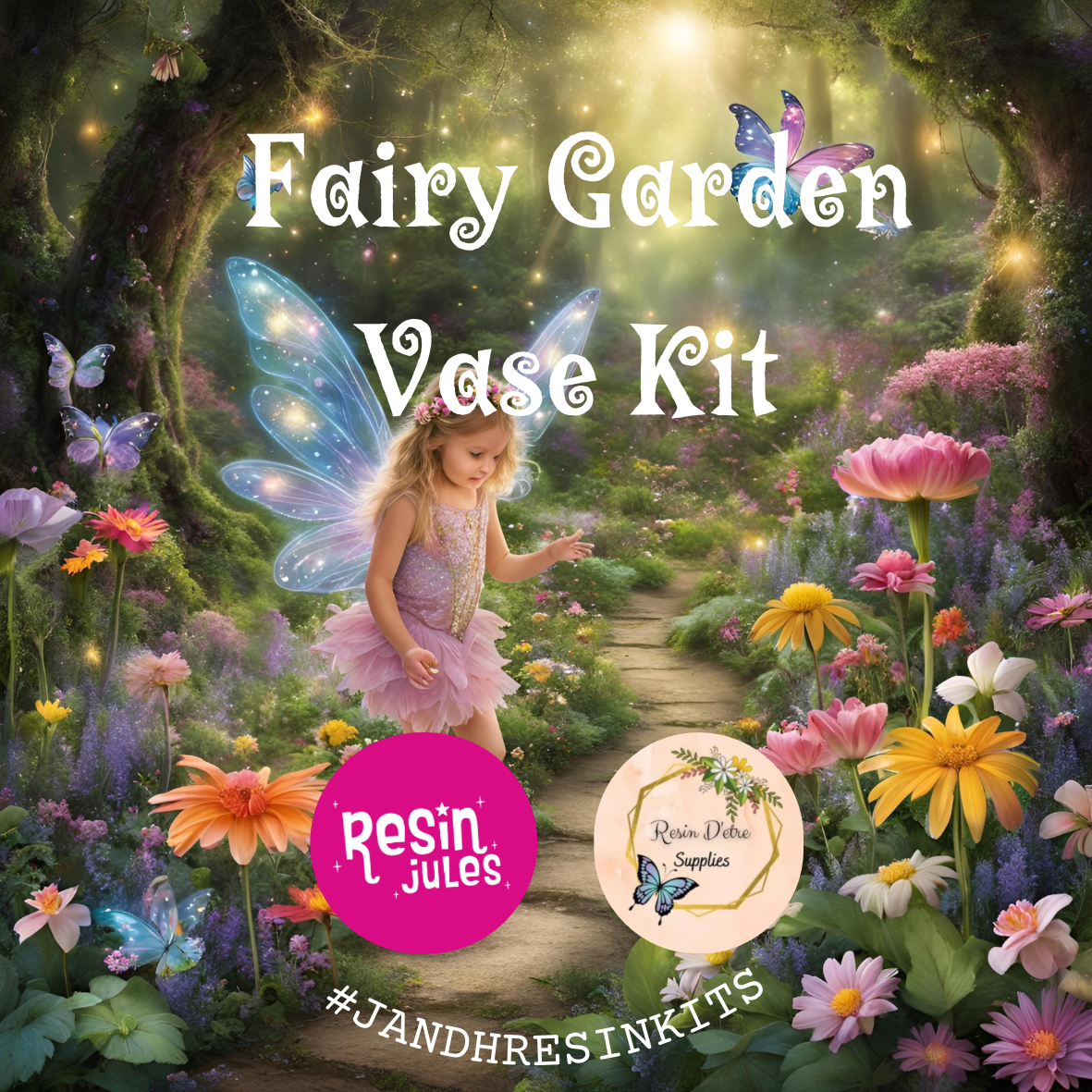 Fairy Garden Propagation Vase Kit FREE UK DELIVERY Resin Jules x Resin Detre Limited Edition