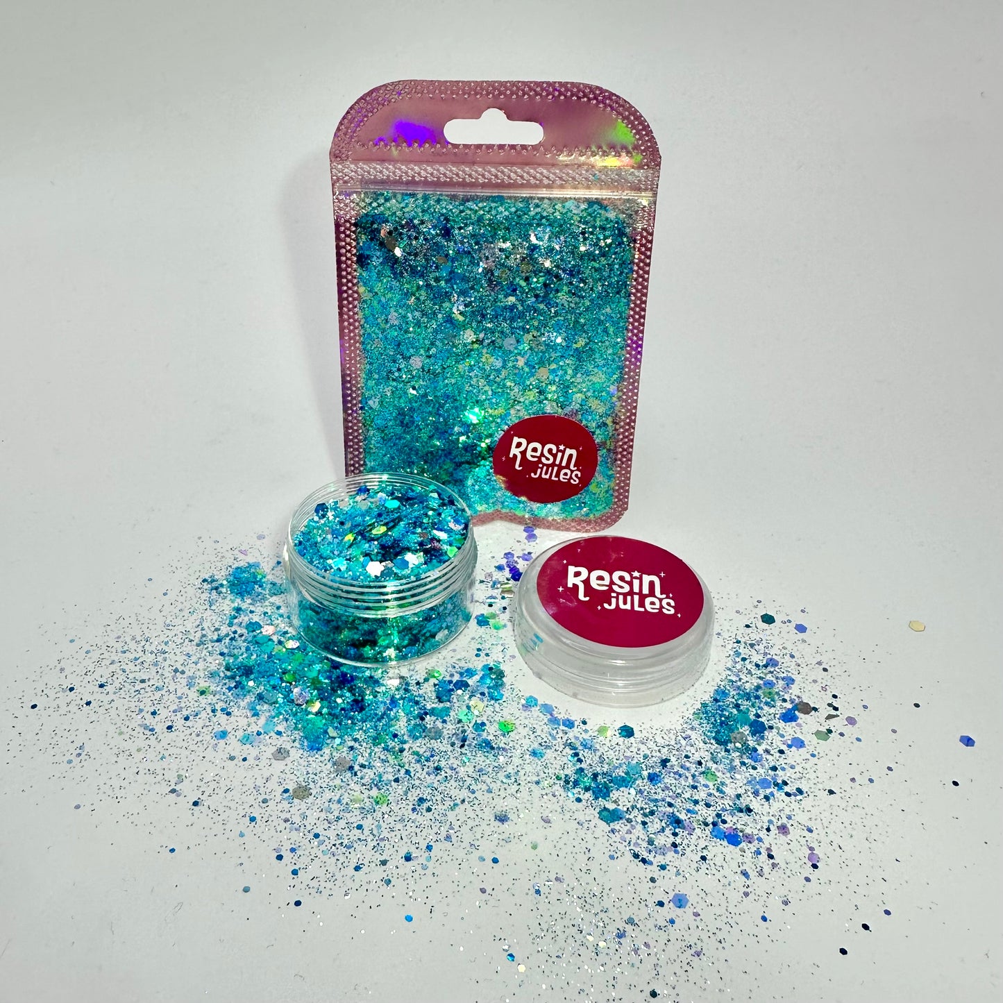 Resin Jules Handmixed Limited Edition Glitter Indian Ocean 10g