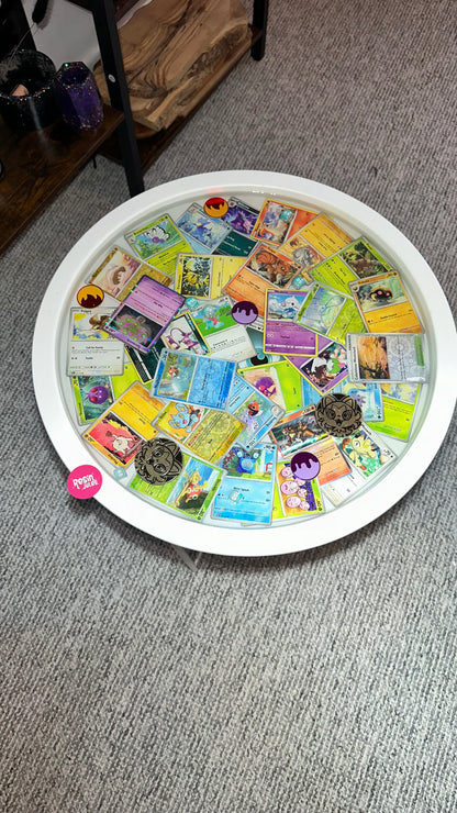 Pokémon Card Resin Table Original Art by Resin Jules