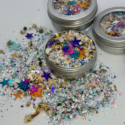 Mermix Jules & Helena Kit Mix approx 60g Tin Of Mermaid Wonder