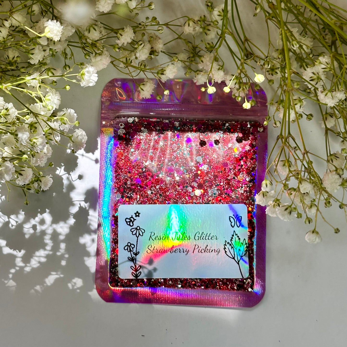 Secret Garden Glitter Collection & Free Mystery Silicone Mould 4 x 10g