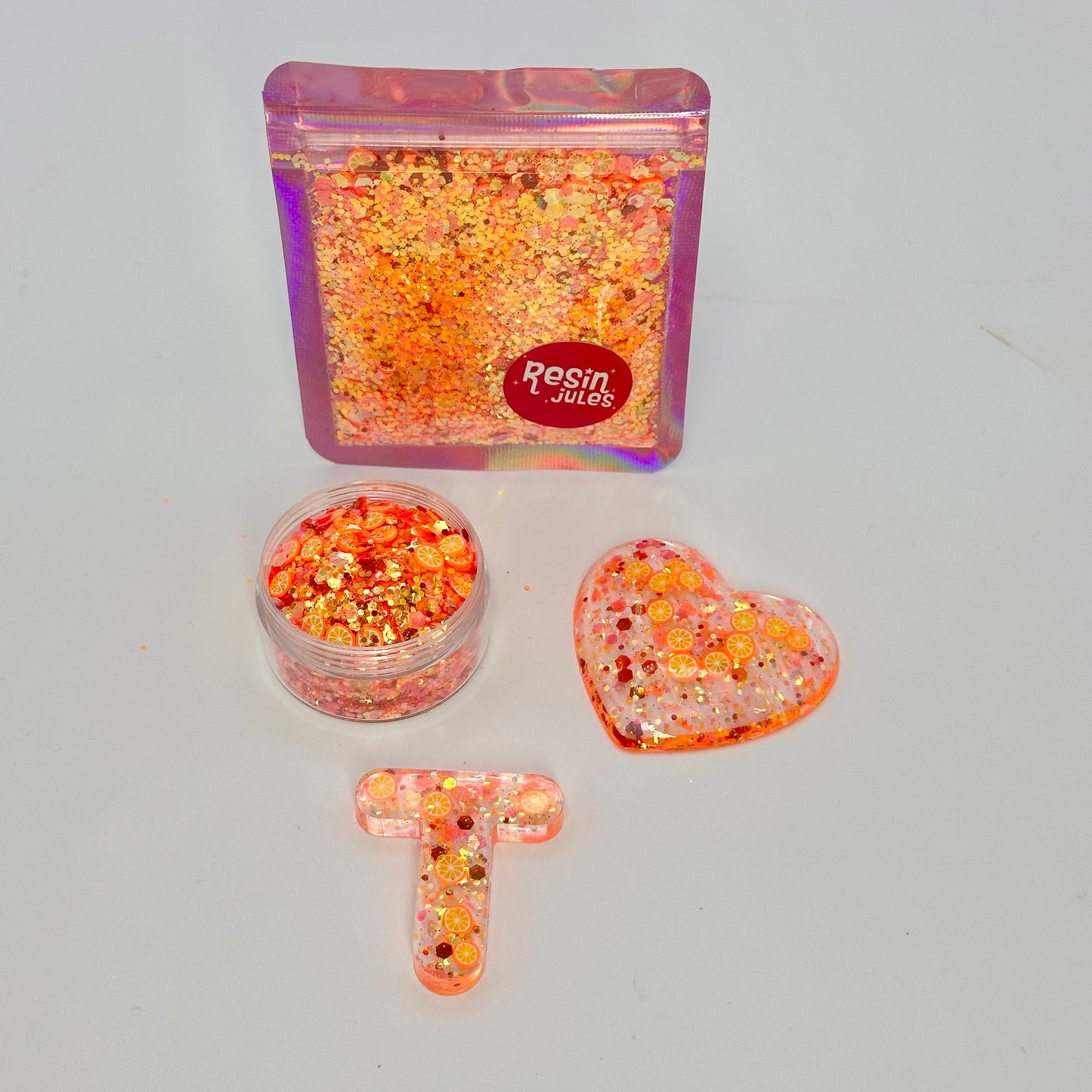 Feelin’ Fruity Glitter Collection 8 Sparkling Fruity Glitters 10g each. Unique & Handmade