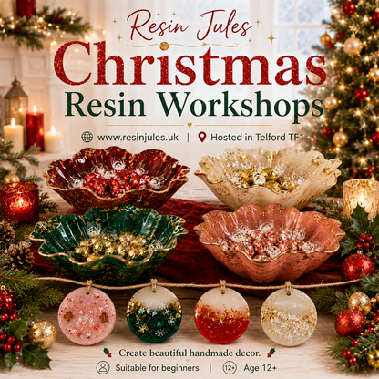 Resin Jules Epoxy Resin Christmas Experiences In Telford UK