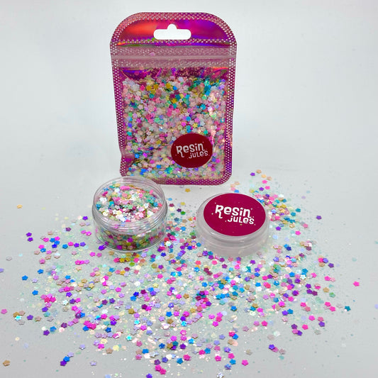 Ditsy Daisies Hand Blended Glitter Mix 10g Spring Fling