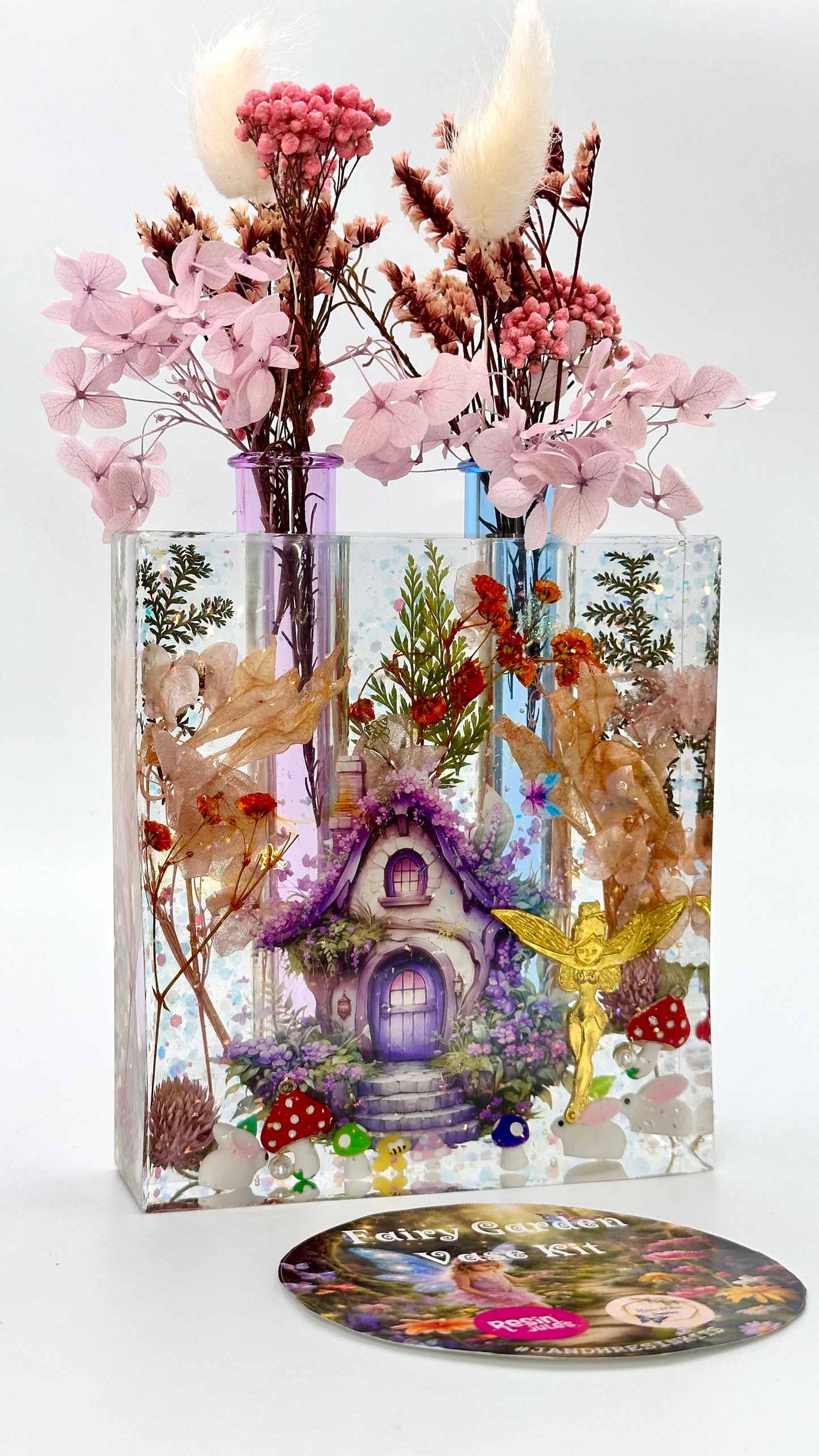 Fairy Garden Propagation Vase Kit FREE UK DELIVERY Resin Jules x Resin Detre Limited Edition