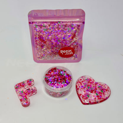 Feelin’ Fruity Glitter Collection 8 Sparkling Fruity Glitters 10g each. Unique & Handmade