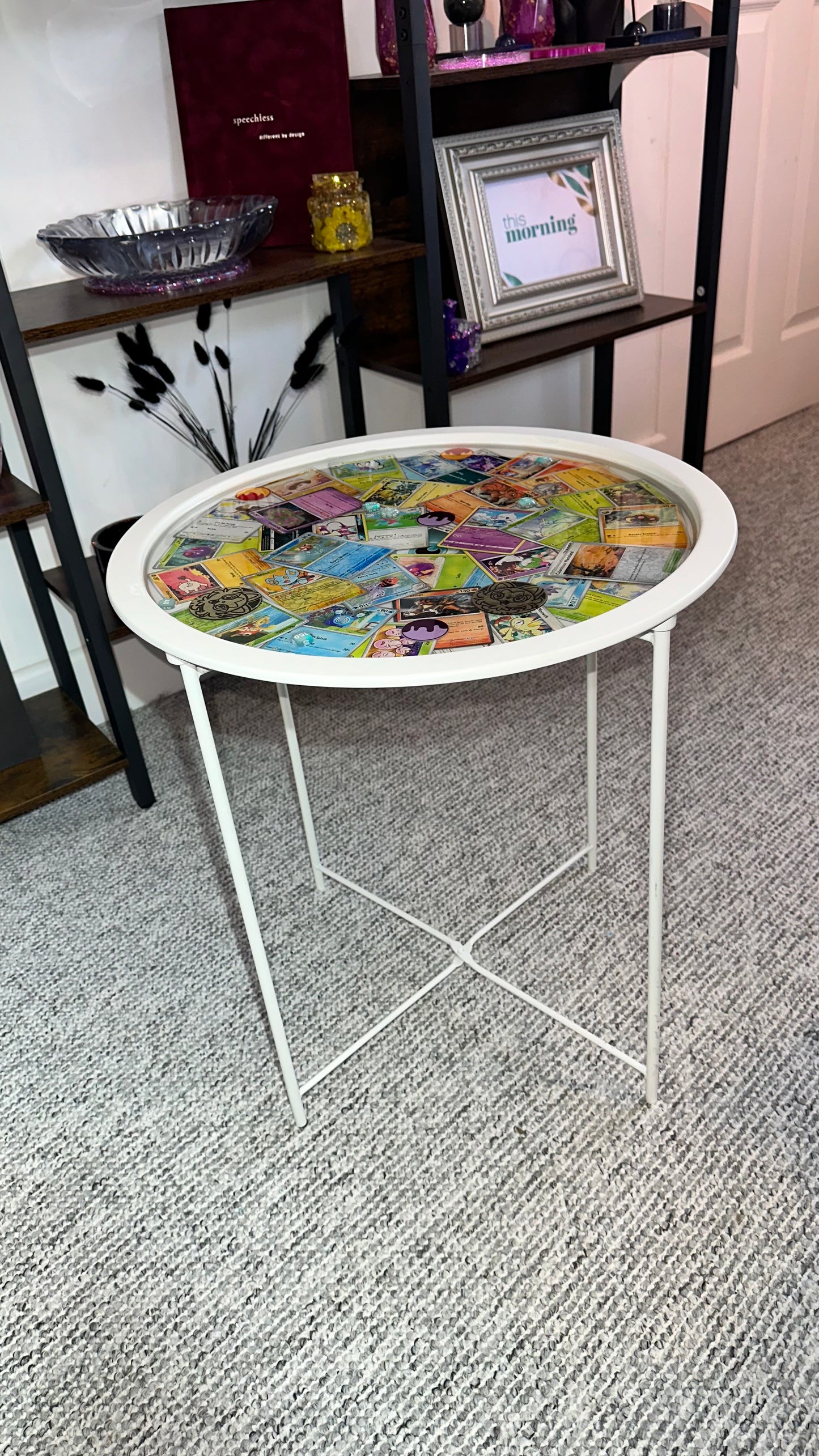 Pokémon Card Resin Table Original Art by Resin Jules