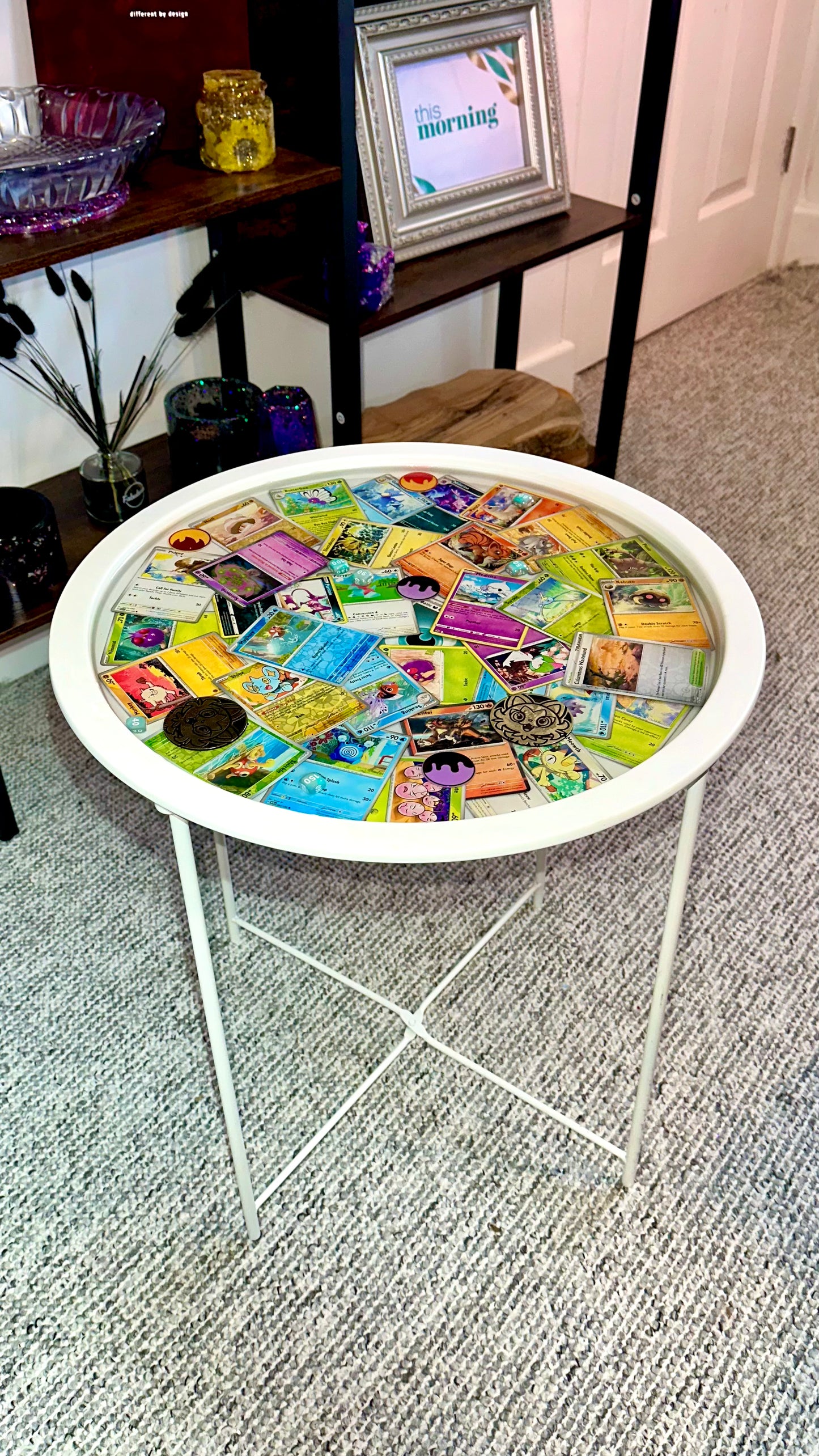 Pokémon Card Resin Table Original Art by Resin Jules