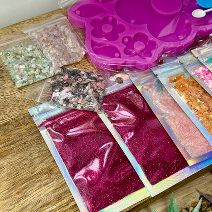Floral Dream Dangling Decor Resin Kit FT Gea Creations Custom Mould! FREE UK DELIVERY 🚚