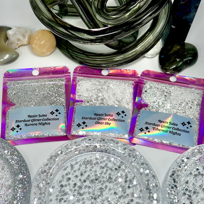 Stardust Glitter Collection Resin Jules