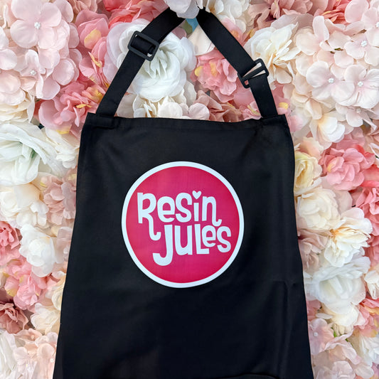 Resin Jules Apron Merch Adjustable Strap | Extra long ties!