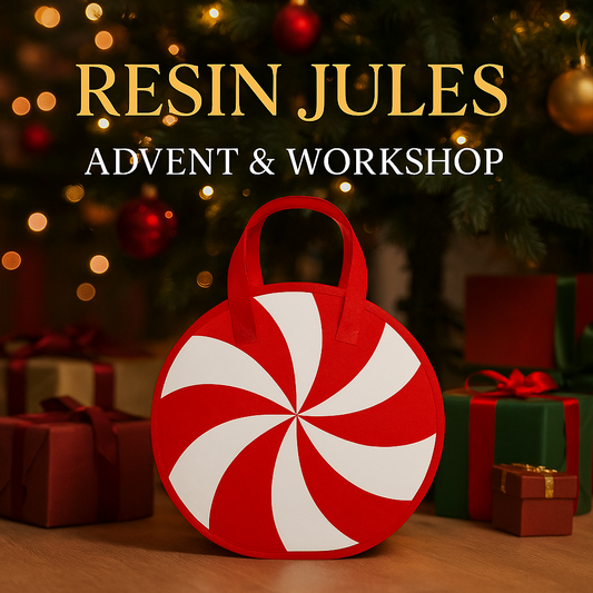 🎄12 Days of Resmas – The Creative Advent Experience. 3 Personalised Kits & Online Workshop Fri Dec 12 6pm Free UK postage.