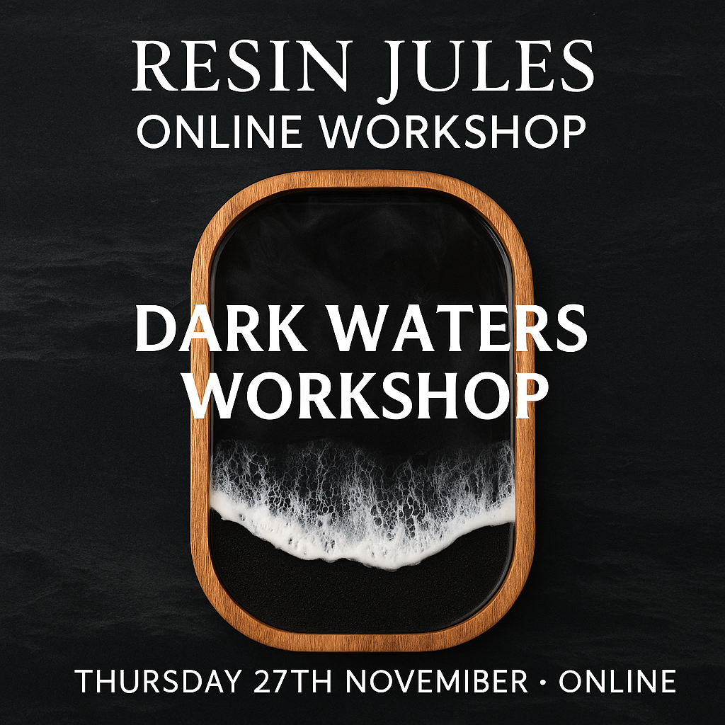 Dark Waters Ocean Effects In Resin | Making Waves With No Heat Gun. Online Thurs Nov 27th 6pm