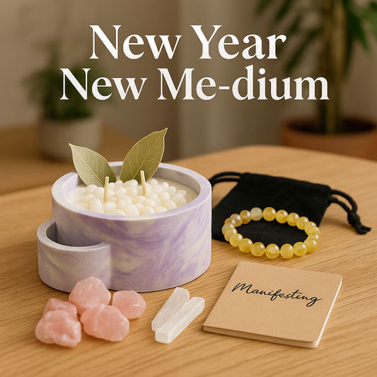 🌙 New Year, New Me-dium – The Intention Candle Kit + Live Online Workshop with Resin Jules

Friday 9th & Monday 12th Jan 2026. Pre Order. Limited Spaces