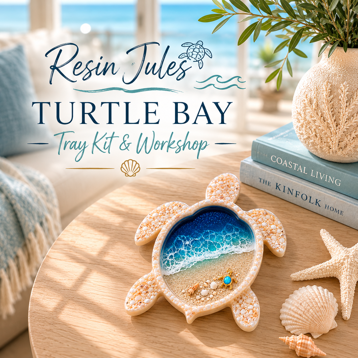 🐢 Turtle Bay Tray Kit & Live Workshops Sat 27th & Sunday 28th June 6pm GMT FREE UK Delivery PRE ORDER