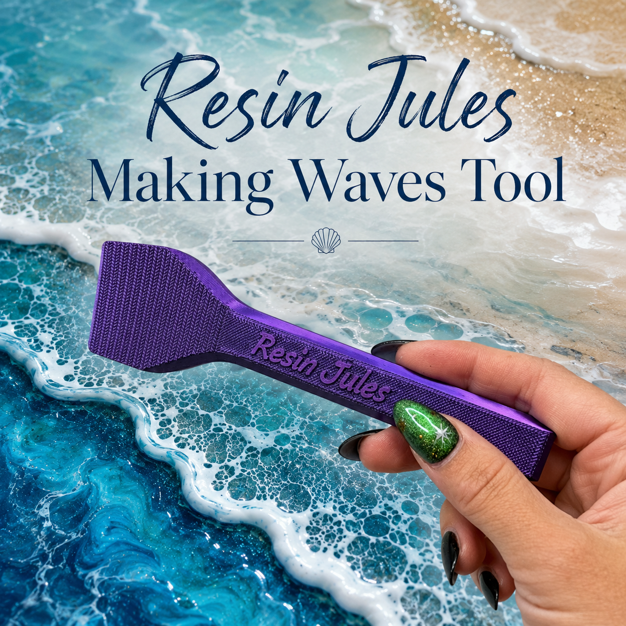 Resin Jules Tools. Making Waves Double Ended Tool.
