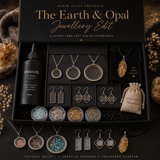 The Earth & Opal Edit UV jewellery Making Workshop and Kit Weds 29th July 6pm BST Pre Order
