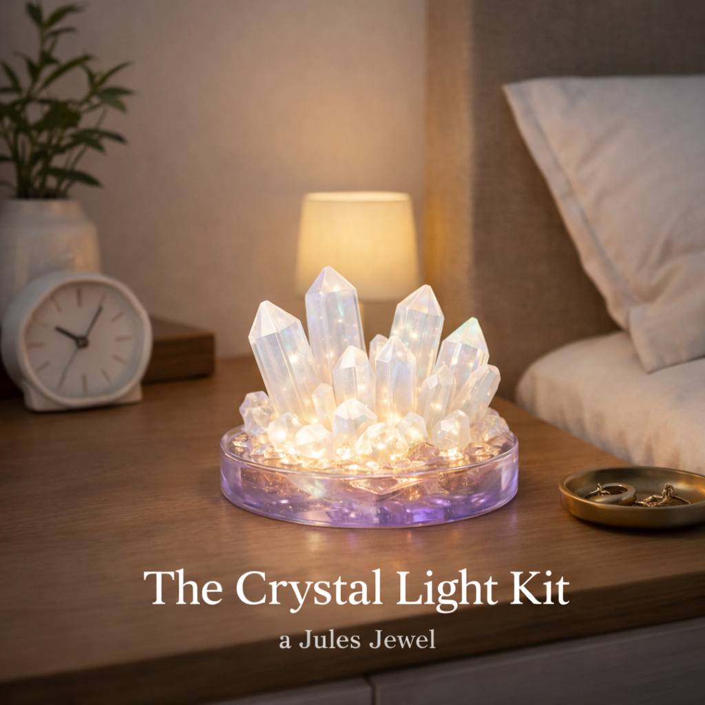 The Crystal Light Kit A Jules Jewel Creation For Your Home! PRE ORDER. Complimentary Online Workshop Feb 27th 6pm