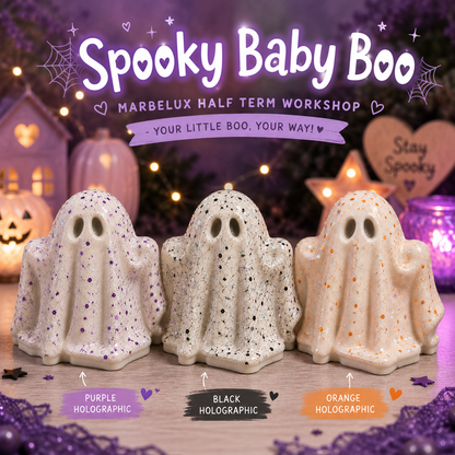 👻 Spooky Baby Boo Ghostie Kit 👻 Instructions & guided workshop included! Choose your package! October Half Term Craft-tivity ✨