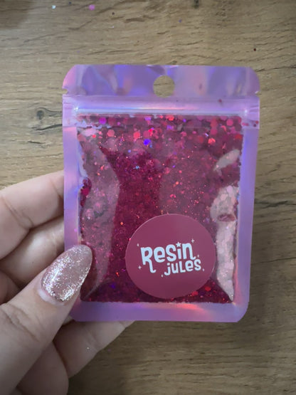 Ultra Holographic Fuchsia Carina Nebula Glitter 10g